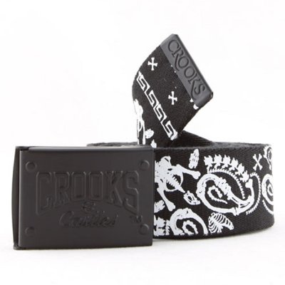 画像1: 【CROOKS&CASTLES】 BONES BANDANA BELT