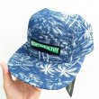 画像7: ＊SALE＊【MIGHTY HEALTHY】 INDIGO PALMS 5 PANEL CAP (7)