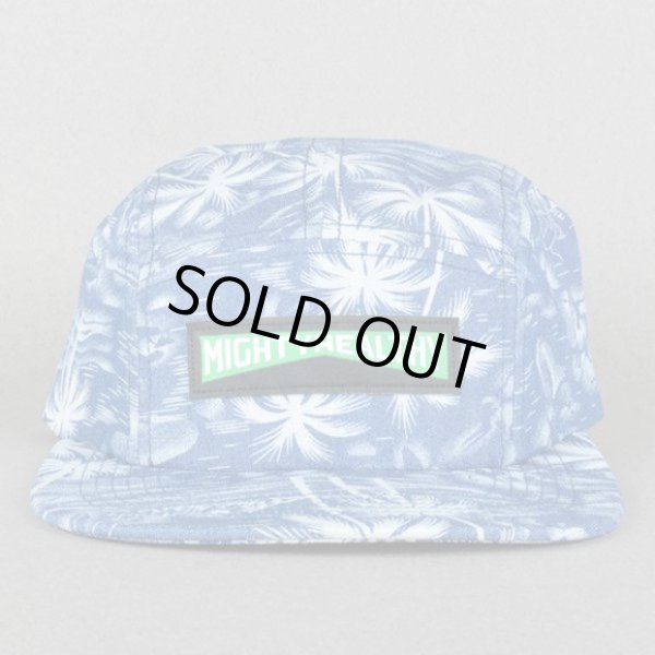 画像4: *SALE*【MIGHTY HEALTHY】 INDIGO PALMS 5 PANEL CAP (4)