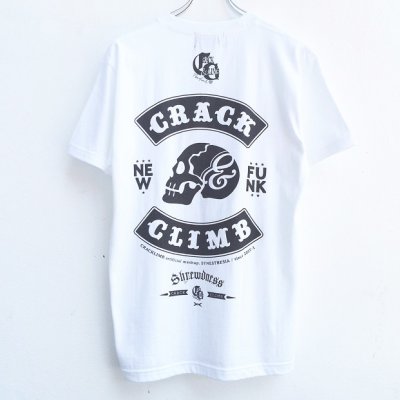 画像1: 【CRACKLIMB】 9thSUR TEE (WHT)