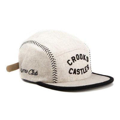 画像1: 【CROOKS&CASTLES】 PLAYERS CLUB 5 PANEL CAP