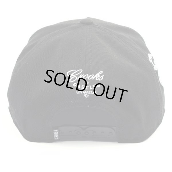 画像4: 【CROOKS&CASTLES】 CRKS SNAPBACK CAP (BLK) (4)