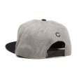 画像2: 【CROOKS&CASTLES】 CORE LOGO SNAPBACK CAP (GRY/BLK) (2)