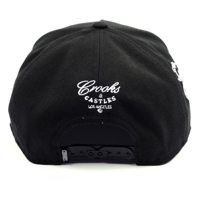 画像3: 【CROOKS&CASTLES】 CRKS SNAPBACK CAP (BLK)