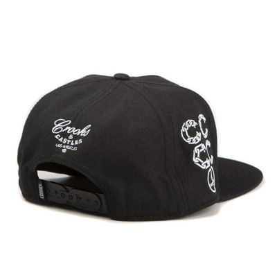 画像2: 【CROOKS&CASTLES】 CRKS SNAPBACK CAP (BLK)