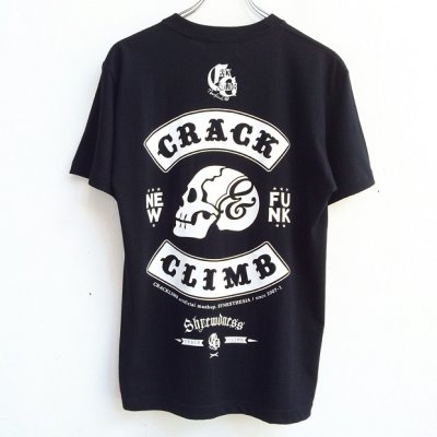 画像1: 【CRACKLIMB】 9thSUR TEE (BLK) 