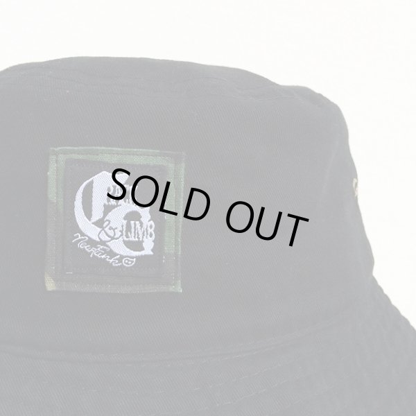 画像2: 【CRACKLIMB】 LOGO BUCKET HAT (BLK) (2)