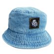 画像1: 【CRACKLIMB】 LOGO BUCKET HAT (L.INDGO) (1)