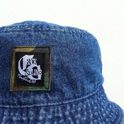 画像1: 【CRACKLIMB】 LOGO BUCKET HAT