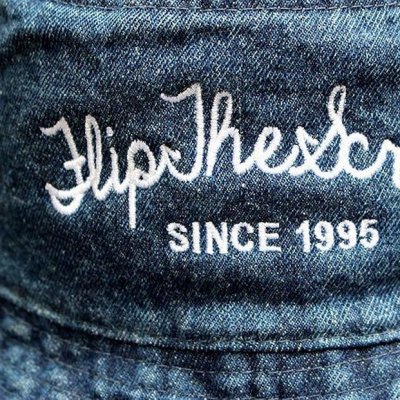 画像1: 【FLIP THE SCRIPT】 DENIM OG LOGO HAT