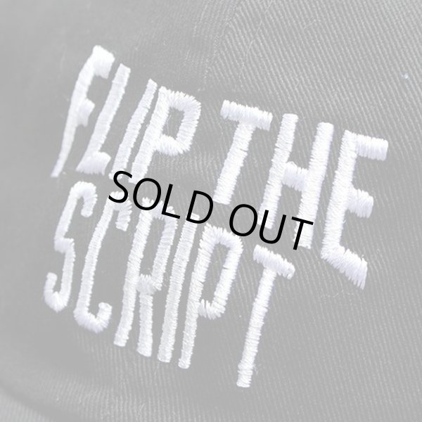 画像2: 【FLIP THE SCRIPT】 LOGO CAP (BLK) (2)