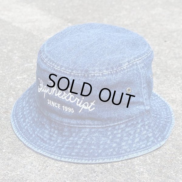 画像1: 【FLIP THE SCRIPT】 DENIM OG LOGO HAT (1)