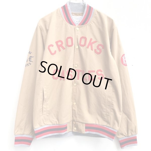 画像1: 【CROOKS&CASTLES】 SPORTSMAN STADIUM JACKET (1)