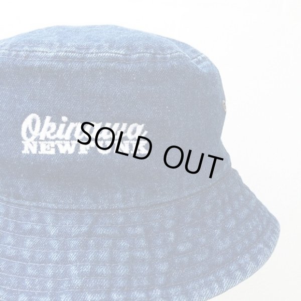 画像2: 【CRACKLIMB】 OKINAWA NEWFUNK BUCKET HAT (INDIGO)  (2)