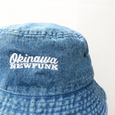画像1: 【CRACKLIMB】 OKINAWA NEWFUNK BUCKET HAT (L.INDGO) 