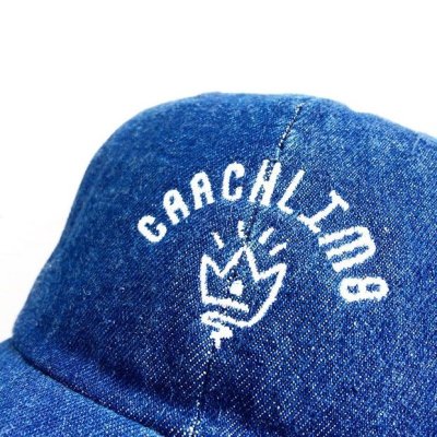 画像1: 【CRACKLIMB】 CROWN DENIM CAP