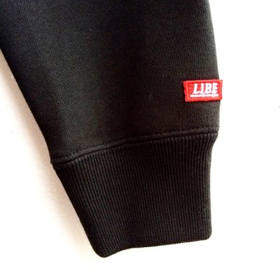 画像2: 【LIBE BRAND】 BIG LOGO PARKER (BLACK)