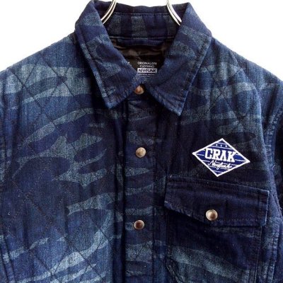 画像1: 【CRACKLIMB】 DENIM CAMO JACKET