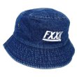 画像1: 【CRACKLIMB】 FXXK BUCKET HAT (INDIGO) (1)