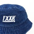 画像2: 【CRACKLIMB】 FXXK BUCKET HAT (INDIGO) (2)