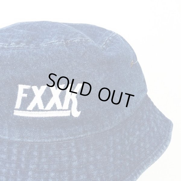 画像2: 【CRACKLIMB】 FXXK BUCKET HAT (INDIGO) (2)