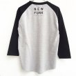 画像2: 【CRACKLIMB】 ONE HAND RAGLAN TEE (GRY) (2)