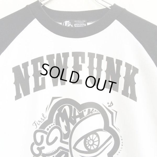 画像3: 【CRACKLIMB】 ONE HAND RAGLAN TEE (WHT) (3)