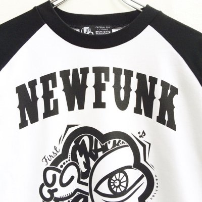 画像1: 【CRACKLIMB】 ONE HAND RAGLAN TEE (WHT)