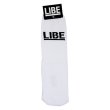 画像2: 【LIBE BRAND】BIG LOGO SOX (WHITE) (2)