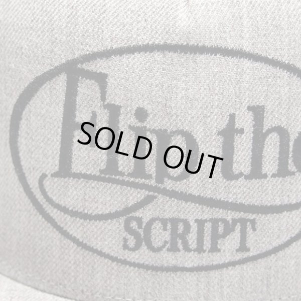 画像2: 【FLIP THE SCRIPT】 LOGO SNAPBACK CAP (GRY) (2)