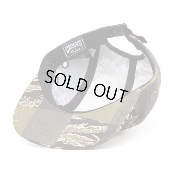画像4: 【CROOKS&CASTLES】 PATCHWORK CAMO 5 PANEL CAP (4)