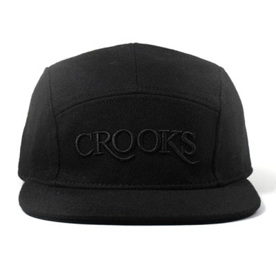 画像1: 【CROOKS&CASTLES】 SERIF CROOKS TWEED 5 PANEL CAP