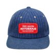 画像2: 【SQUARE】 WOOL STRIPE BB CAP (NAVY) (2)