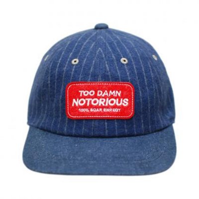 画像1: 【SQUARE】 WOOL STRIPE BB CAP (NAVY)