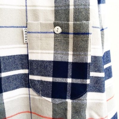 画像2: 【CROOKS&CASTLES】 RAFTER PLAID SHIRT (BLU)