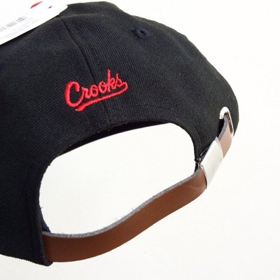 画像2: 【CROOKS&CASTLES】 NEW ERA x CROOKS L.A STRAPBACK CAP (BLK)