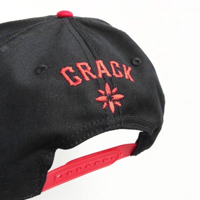 画像2: 【CRACKLIMB】 Newfunk SNAPBACK CAP (BLK/RED)