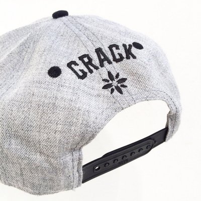 画像2: 【CRACKLIMB】 Newfunk SNAPBACK CAP (GRY/BLK)