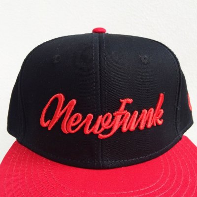 画像1: 【CRACKLIMB】 Newfunk SNAPBACK CAP (BLK/RED)