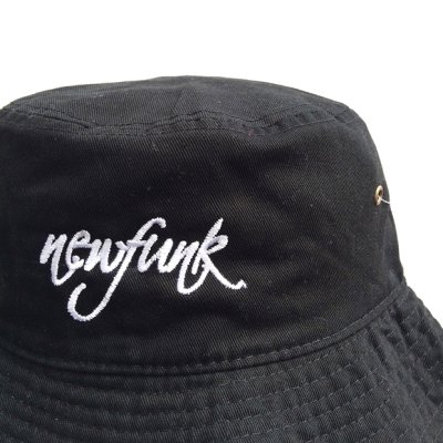 画像1: 【NEWFUNK】newfunk BUCKET HAT (BLACK)