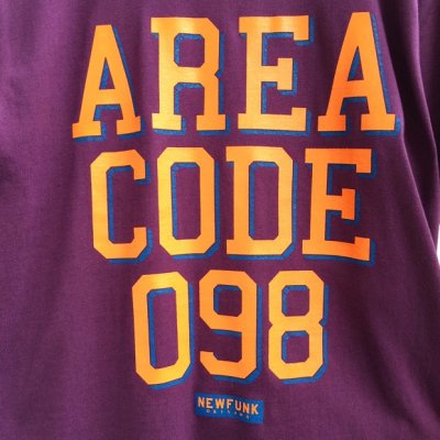 画像3: 【CRACKLIMB】 AREA CODE 098 TEE (PPL)