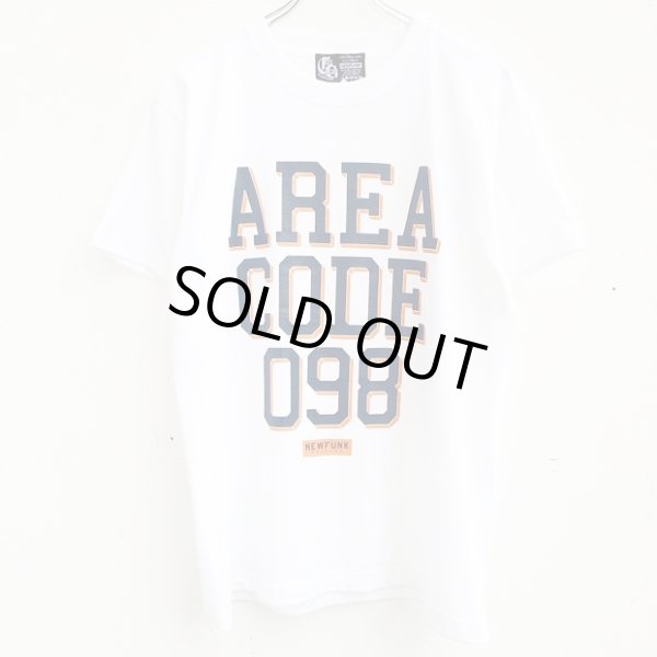 画像1: 【CRACKLIMB】 AREA CODE 098 TEE (WHT) (1)