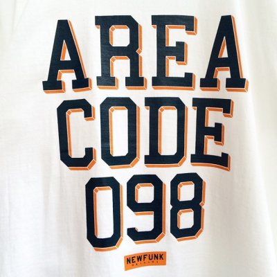 画像3: 【CRACKLIMB】 AREA CODE 098 TEE (WHT)