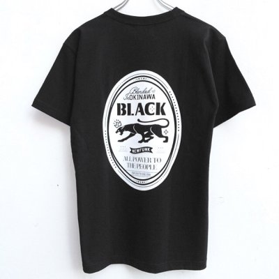 画像1: 【CRACKLIMB】 BLACK PANTHER TEE (BLK)