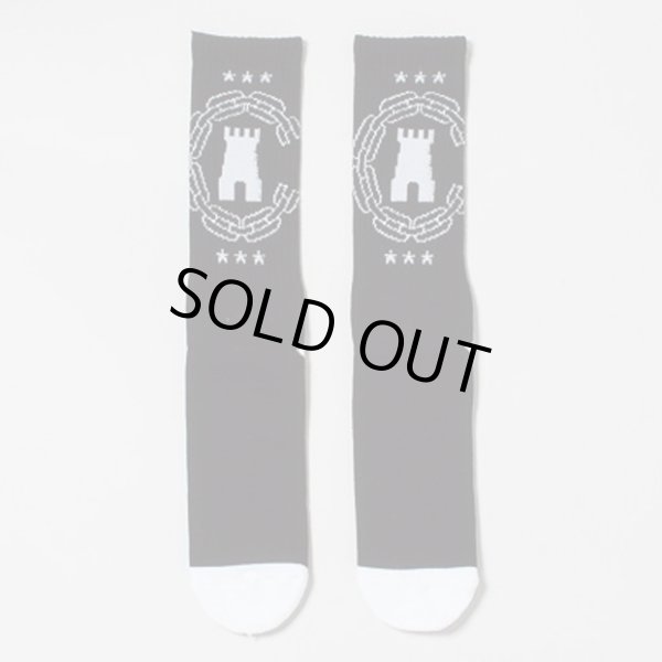 画像2: 【CROOKS&CASTLES】 CHAIN C CASTLE SOCKS (2)