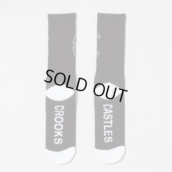 画像3: 【CROOKS&CASTLES】 CHAIN C CASTLE SOCKS (3)