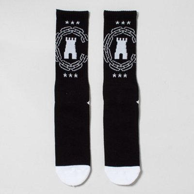 画像1: 【CROOKS&CASTLES】 CHAIN C CASTLE SOCKS