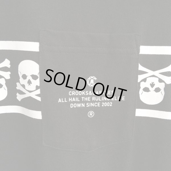 画像4: 【CROOKS&CASTLES】 SKULL SQUADRON POCKET TEE (4)