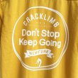 画像5: 【CRACKLIMB】 Don't Stop Keep Going SHIRT (YELOW) (5)