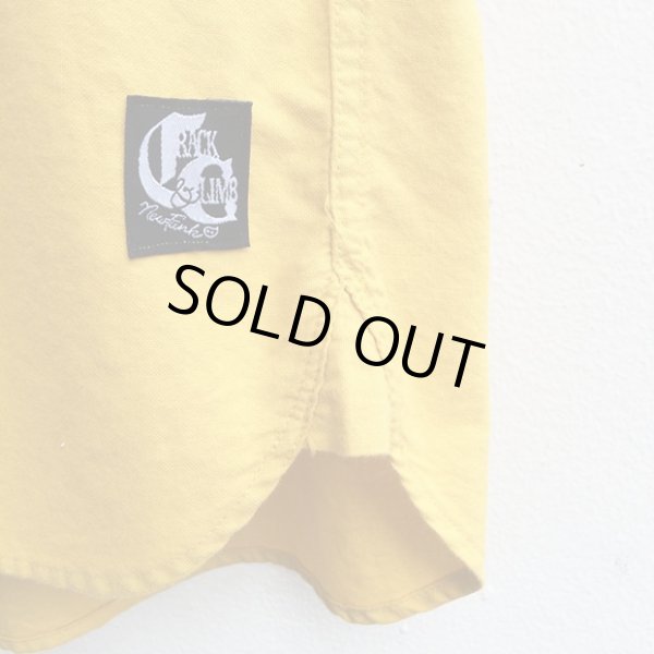 画像6: 【CRACKLIMB】 Don't Stop Keep Going SHIRT (YELOW) (6)
